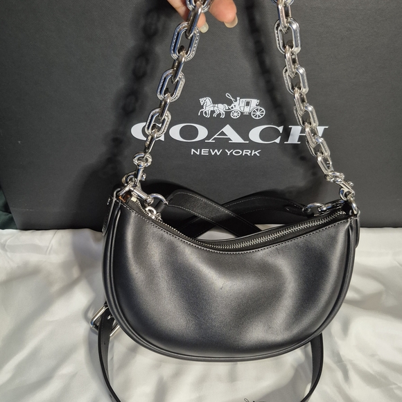 Black Leather Women's Bag - Picture 11 of 11